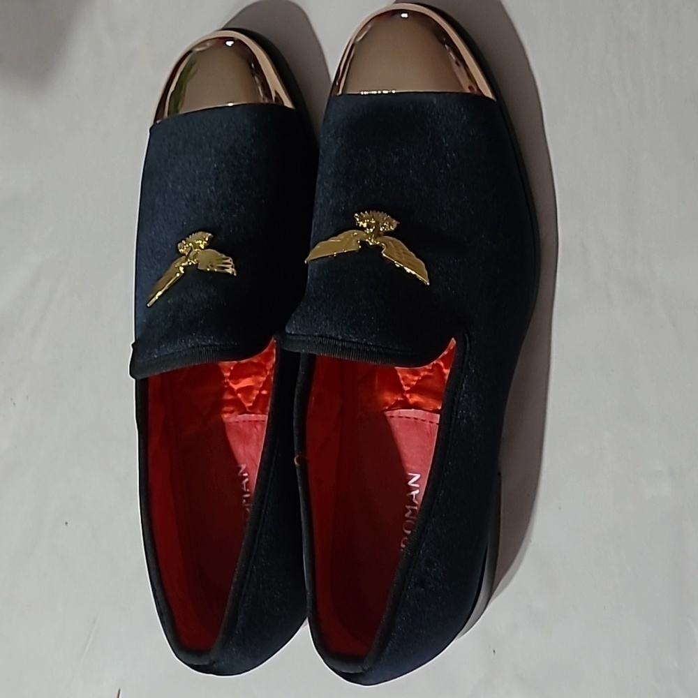 Men's Elanroman Suede Slipon Dress Shoes NWOT